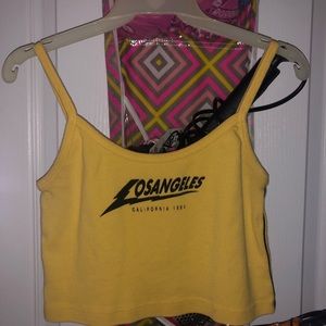 Brandy Melville Los Angeles Crop Top